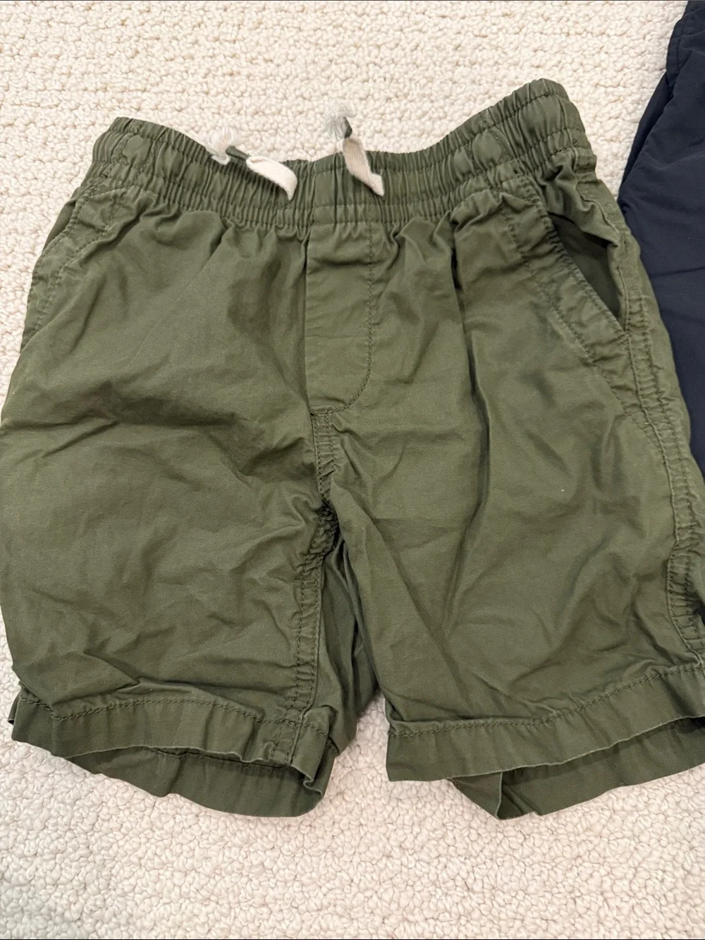 Bundle of 2: GAP Kids Pull-On Shorts in Olive Green and Black